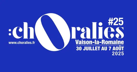 Logo des Choralies 2025 à Vaison-la-Romaine